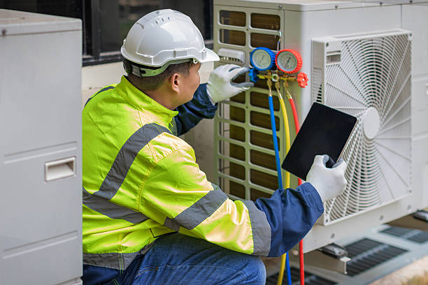 Professional Hvac technician working in Salem, VA